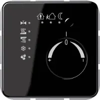 JUNG CD2178SW KNX Stetigregler, Thermoplast, Serie CD, schwarz CD 2178 SW