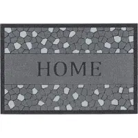 Pergamon In & Outdoor Fussmatte Rubber Flock Home