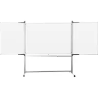 MAGNETOPLAN ferroscript-Klapptafel mobil, 180x120cm
