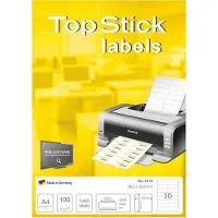 Topstick TOP STICK Universal-Etiketten, 96,5 x 33,9 mm, weiá