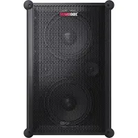 Sharp CP-LS200 SumoBox, Leistungsstarkes 2.0-Kanal-Lautsprechersystem mit 200 W RMS / 108dB über 2 x 10" Tieftöner + 2 x 3" Hochtöner