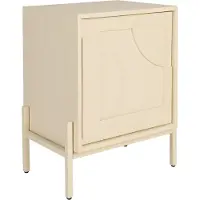 Zuiver Faces Beistelltisch Eisen/Eiche Beige 45x35 cm