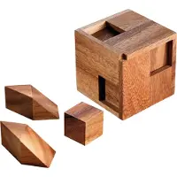 Philos Hexahedroom Holzpuzzle, schwieriges Knobelspiel ab 8 Jahren