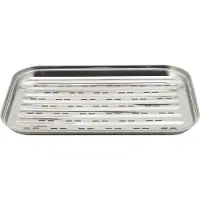 Cattara Grillschale Edelstahl 34 x 24 cm