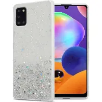 Cadorabo TPU Hülle für Samsung Galaxy A31 mit Glitzer