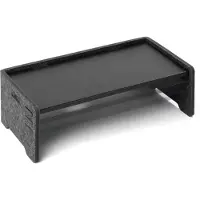 Durable Monitorständer EFFECT, 3-stufig, 60 % PET-Filz, bis 10 kg, Kabelauslässe, anthrazit