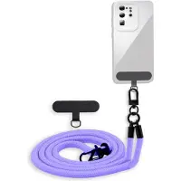 Cadorabo Handykette für Samsung Galaxy S5 MINI / S5 MINI DUOS Necklace Hülle mit verstellbarem Kordelband