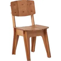 SoBuy HFST01-BR Küchenstuhl Esszimmerstuhl Schreibtischstuhl Bürostuhl mit Rücklehne Arbeitsstuhl Kinderstuhl Sitzhöhe 46cm