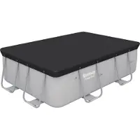Bestway PVC-Abdeckplane 269 x 179 cm, schwarz, eckig