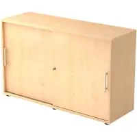 Hammerbacher Schiebetürschrank 2OH 120cm RE Ahorn/Ahorn