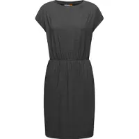 Ragwear Jerseykleid "Copr" Ohne Taschen Stylisches Shirtkleid mit Raffungen