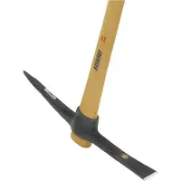 Krenhof Steinkrampen Spitzhacke geschmiedet Gewicht 2,5 kg mit Holzstiel 550 mm