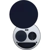 Wipo Steckdosenelement Smile Schuko, USB und Wireless-Charger, schwarz
