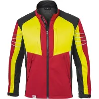 Kübler FOREST Ultrashell Jacke PRO rot/warngelb 1751 7227-5634-L