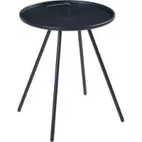 En.casa Outdoor-Beistelltisch 'Fosen' 55 x Ø 42 cm Schwarz