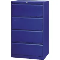 Bisley Light Hängeregistraturschrank Oxfordblau 800 x 622 x 1.321 mm