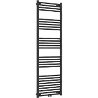 Neu.haus Handtuchheizkörper ’Voss’ mit 28 Stangen Stahl 160 x 60 cm Schwarz