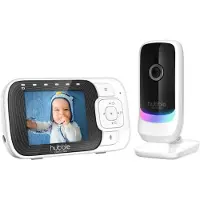 Hubble Nursery Pal Essential Weiß Video Babyphone - 300m, 2-Wege, Nachtsicht