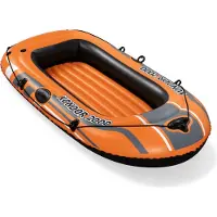 Bestway 61100, Reisen/Erholung, Aufblasbares Boot, Schwarz, Rot, Vinyl, 2 Person(en), 120 kg