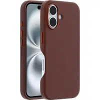 Otterbox Apple iPhone 16 Hülle - Kunstleder - - Backcover/Hard Case - Braun