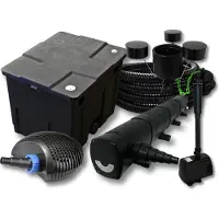 SunSun FilterSet 12000l,72W Teichklärer,40W Pumpe Schlauch Skimmer CSP250 Springbrunnen