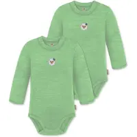 Normani 2er Pack Baby Merino Langarmbody „Tuai" - 9397