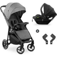 Hauck Buggy Shop N Care 2-in-1 Reise-Set – Grau