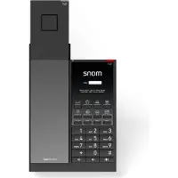 Snom HD351A, IP-Telefon, Schwarz, Kabelgebundenes Mobilteil, Tisch/Wand, Antibakteriell, 1.881792 - 1.897344 GHz
