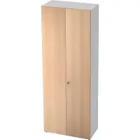 Hammerbacher Schrank 6OH SG Weiss/Eiche