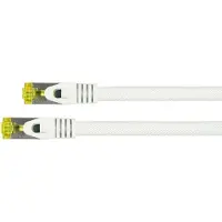 Varia RJ45 Cat. 7 Patchkabel, 25m, SFTP, Nylongeflecht, weiß