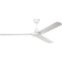 CasaFan Tristar II 140 WE Loftsventilator (Ø) 142 cm Vingefarve: Hvid Chassisfarve: Hvid