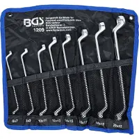 Bgs Doppelringschlüssel-Satz, 6x7-20x22 mm, 8-tlg.
