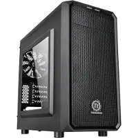Thermaltake VERSA H15, Micro Tower, PC, Schwarz, micro ATX, Mini-ITX, SPCC, 15,5 cm