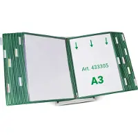 Tarifold Sichttafelsystem 433305 DIN A3 grün mit 30 St. Sichttafeln