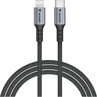 Verbatim 31844, 1,2 m, Lightning, USB C, Männlich, Männlich, Schwarz