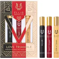 Ellis Brooklyn LOVE TRIANGLE Rollerball Trio Reines Parfm fr Frauen APPLE LOVE VANILLA MILK MYTH Rollerball-Parfm, Parfm-Geschenk in Reiseg