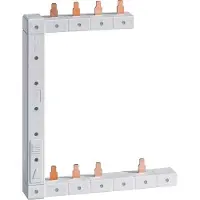 Hager KCF863L Phasenschiene senkrecht 63A links L1L2L3N zu L1N-L2N-L3N
