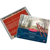 Derwent Zeichenbleistift In Metallbox 24 Einheiten