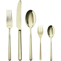 Sambonet Besteckset Linear PVD Champagner (30-teilig)