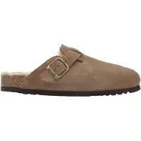 Scholl Clog Olivier F New Suede Sa Herren Dark Beige-Schuhgröße 41