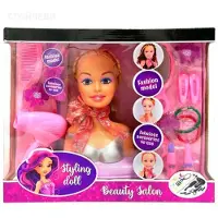 Quint Frisur Make over Stylingpuppe mit Kamm, Föhn, Stecknadeln, 2 x 31,7 x 11,1 cm