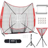 Vevor 244 x 106 x 211 cm Baseball-Softball-Übungsnetz