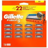 Gillette Fusion5 Rasierklingen – 16 Ersatzklingen für Herren mit Komfort