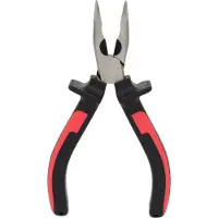 Ks Tools ERGOTORQUE Flachrundzange, gebogen rot/schwarz