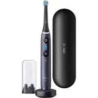 Oral-B iO 4210201363095, Erwachsener, Rotierende Zahnbürste, Tägliche Pflege, Tiefenreinigung, Zahnfleischpflege, Sensibel, Whitening, Schwarz, Schwarz, Rund