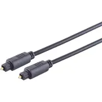 Nedis S/CONN maximum connectivity Lichtwellenleiterkabel 4,0mm, Toslink-Stecker auf Toslink-Stecker, 10,0m