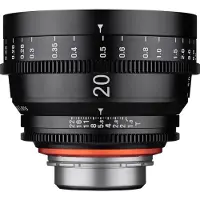 Xeen Cinema 20mm T1,9 PL Vollformat Objektiv MF Cine Video Lens für hohe Auflösungen mit Follow Focus Zahnkränze (1021603)