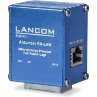 Lancom Systems AirLancer SN-LAN, 1000 Mbit/s, IEEE 802.1af, IEEE 802.3, IEEE 802.3ab, IEEE 802.3at, IEEE 802.3u, Gigabit Ethernet, 10,100,1000 Mbit/s, 1,2 A, Blau