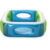 Bestway Quadratischer Aufblasbarer Pool Für Fenster 168x168x56 Cm