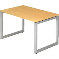 Hjh OFFICE PRO REGO 12 S - 120 x 80 Buche/Silber höhenverstellbar